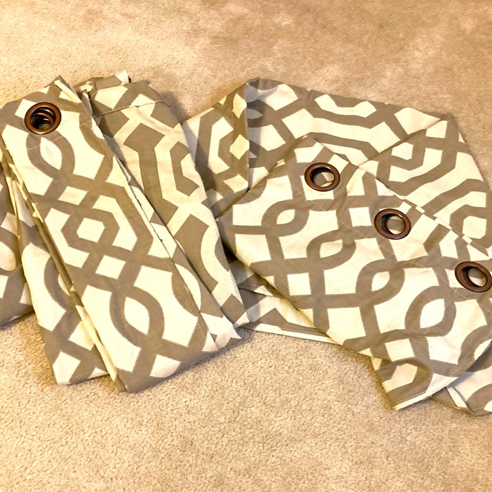 Set of two window panels 84” long